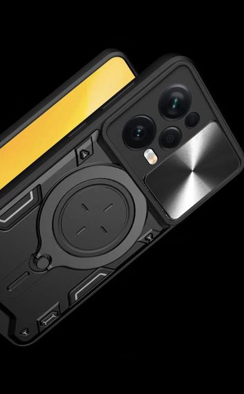 Чохол Magnetic Stand з захистом камери для Xiaomi Redmi Note 12 Pro Plus колір Синiй | Зображення 3