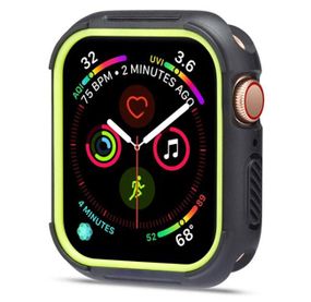Силиконовый защитный корпус Primo для Apple Watch 40mm - Black / Green
