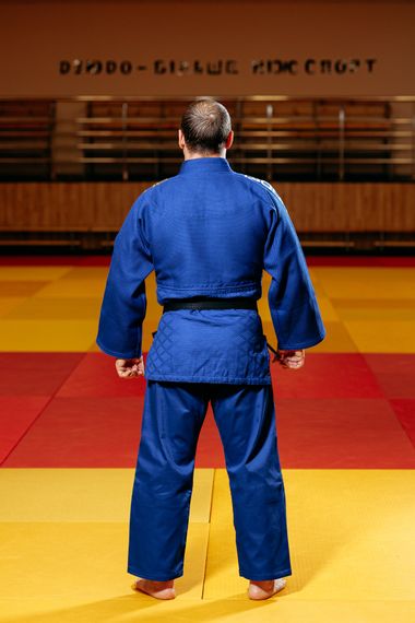 Синє кімоно для хлопців/чоловіків, дзюдо, TM BUDOGI серія PRO, зріст 150 см, щільність 650 гр/м.кв. | Зображення 5