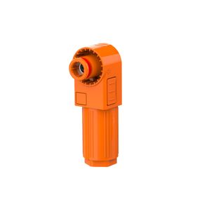 Силовий роз'єм для АКБ SRDB-70, (тато), кутовий, 70А, 1500V, IP67, Orange