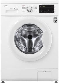 Стир. машина с фронт. загр. LG F4J3TS0W, 8кг, 1400, A+++, Пар, глубина 55см, Дисплей, Инвертор, Белый (F4J3TS0W)