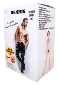 Надувна лялька BOYS of TOYS - DENNIS 3D із вставкою з кібершкіри та вібростимуляцією, BS5900003 sexstyle