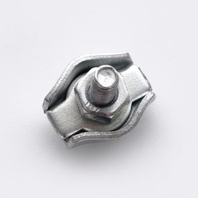 Затискач одинарний Simplex 10 мм оц. (пачка, кратність10 шт.) APRO CS-101