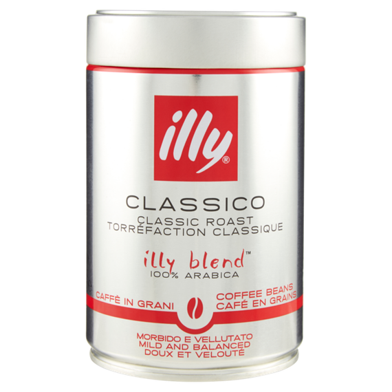 Кава в зернах illy Classico 250 гр з/б Італія Іллі Класико середнього обсмажування Класичний