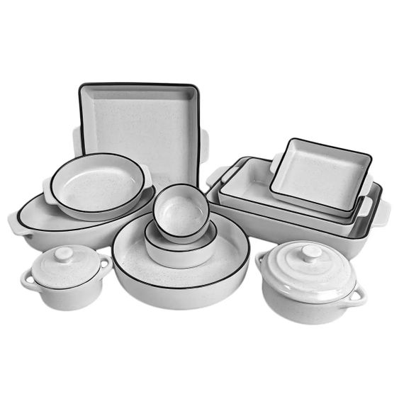 Форма для выпечки прямоугольная Pepper Tower PR-3331 37x24x6.7 см белая | Зображення 7