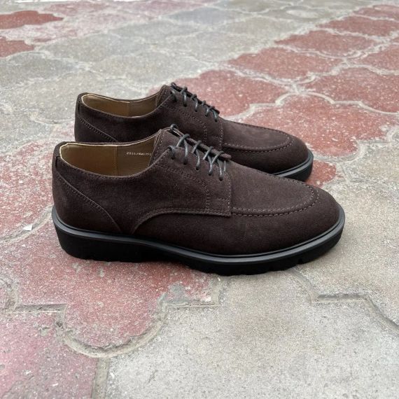 Стильні замшеві туфлі 44 розмір | Зображення 5