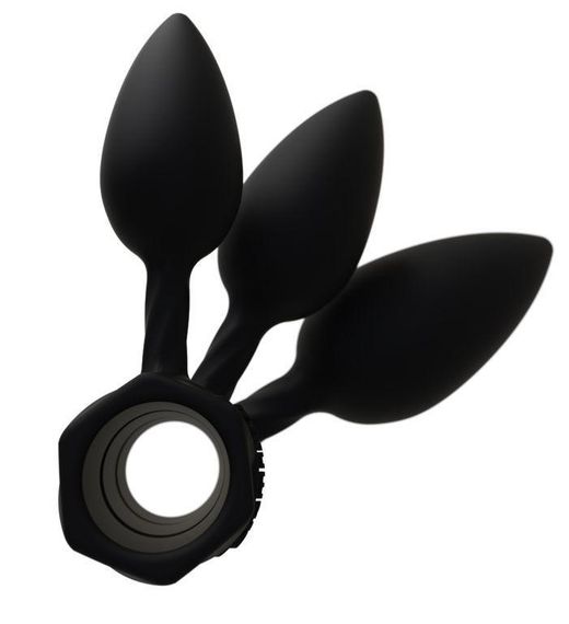 Набор анальных пробок Bathmate Anal Training Plugs, диаметр 2,5см - 3,1см - 3,8см Sex Aura | Зображення 1