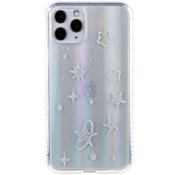TPU+Glass чохол Aurora Space для Apple iPhone 11 Pro (5.8") Скло, Зірки