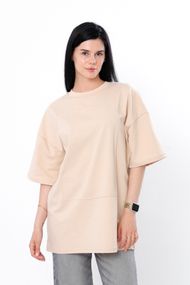 Футболка жіноча (оверсайз) Носи своє M/175 Бежевий (p-14541-164585)