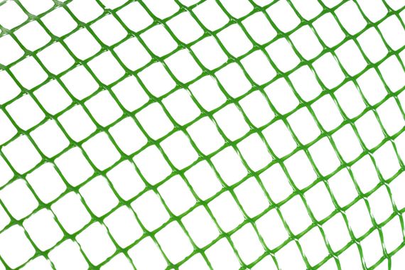Сітка 10*10 пластикова 1.0х20 м Клевер(зелена) квадрат універсальна садова сітка | Зображення 3