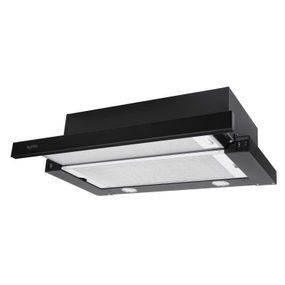 Телескопічна кухонна витяжка VENTOLUX GARDA 50 BK (750) SMD LED