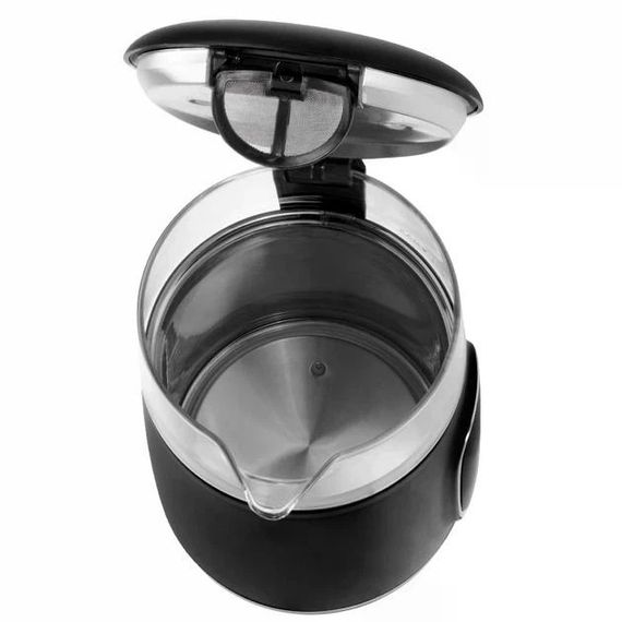 Електрочайник Adler AD 1305 black silver 1.7 л чорний з сріблястим | Зображення 4