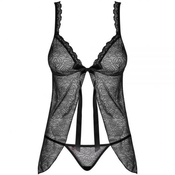 Бебідолл Obsessive 877-BAB - 1 babydoll, Черный, L/XL | Зображення 4
