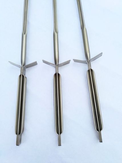 Шампур нержавійка  — тригранний, трикутний | Зображення 7