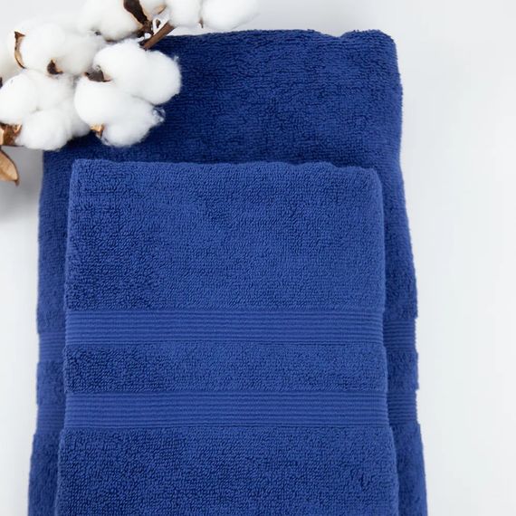 Рушник для обличчя банний ТЕП Tender Touch Navy Р-04137-27874 50х90 см індиго | Зображення 3