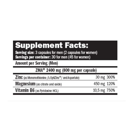 Тестостероновий бустер Amix Nutrition ZMA 90 Caps | Зображення 1
