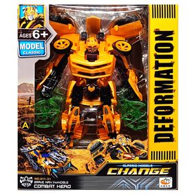 Дитячий Трансформер-машинка Bumblebee 611-31(Yellow)