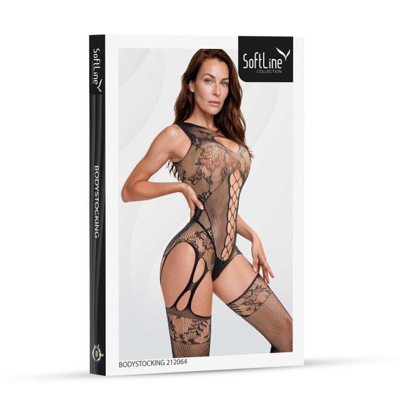 Бодістокінг - Bodystocking 212064, black - One Size Sex Aura | Зображення 2