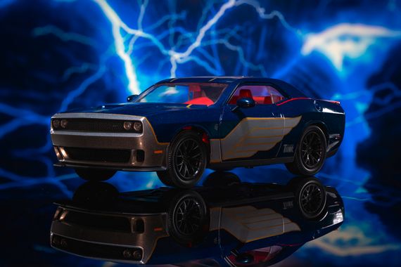 Машина металева Dodge Challenger Marvel Comics із фігуркою Тора | Зображення 2
