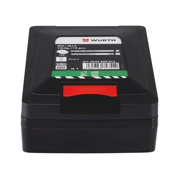 Набір свердел та мітчиків машин. для глух.отв. GREEN HSCo, 14 шт. | Зображення 8