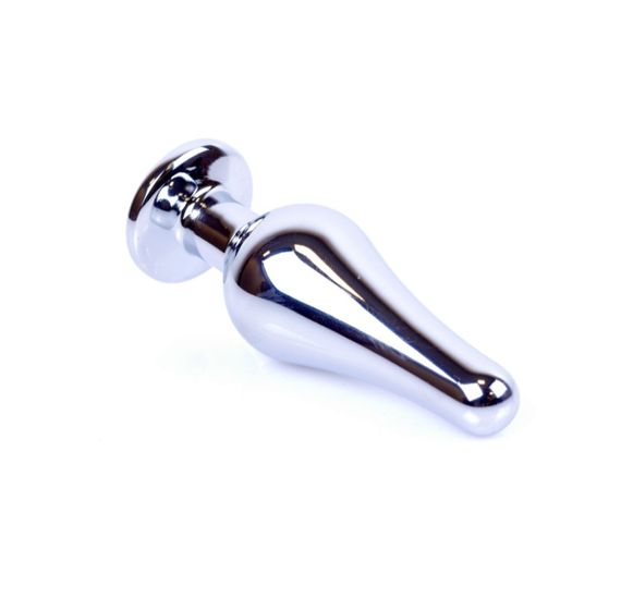 Анальна пробка - Jewellery Silver BUTT PLUG- Dark Blue | Зображення 2