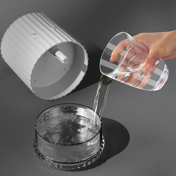 Настільний вентилятор Rapid Cooling 3in1 з водяним охолодженням і підсвічуванням 1200 mAh White | Зображення 3