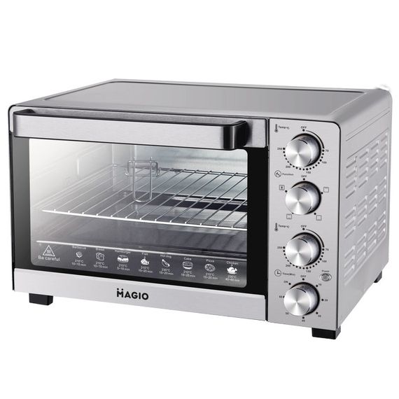 Духовка электрическая настольная для дачи MAGIO MG-248, Мини электропечь, Печь для UH-770 выпекания пиццы