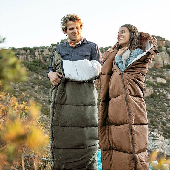Спальник з капюшоном Naturehike U350 NH20MSD07, Hollow cotton, зелений | Зображення 4