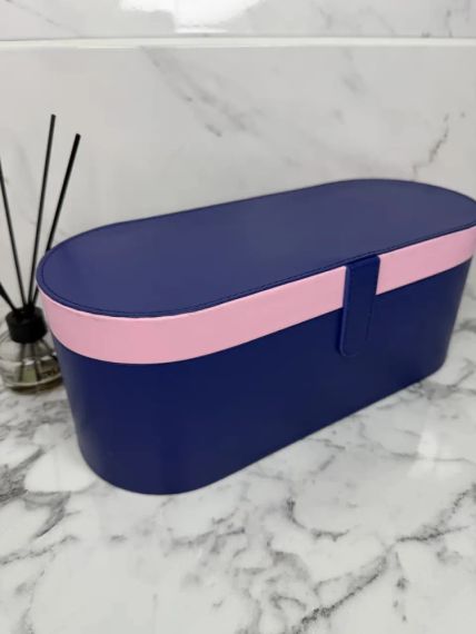 Super Hair Dryer фен с кейсом 1 насадка синій з золотим | Зображення 3