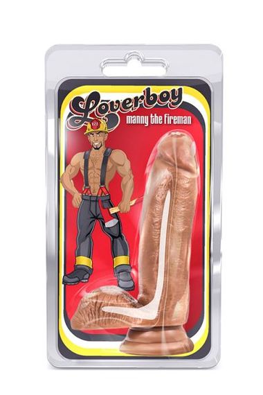 Фалоімітатор LOVERBOY MANNY the FIREMAN, Коричневий