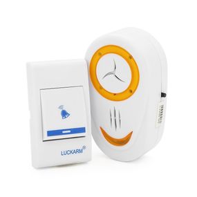 Беспроводной дверной звонок Luckarm 8853, приемопередатчик, 15 мелодий, White