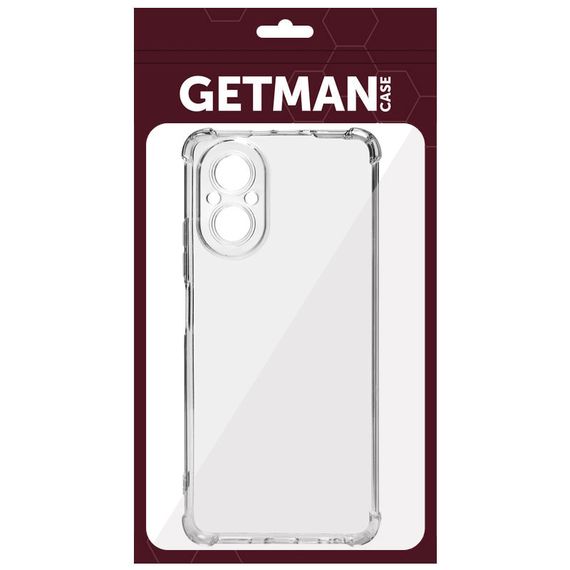 TPU чохол GETMAN Ease logo посилені кути Full Camera для Realme C67 4G Безбарвний (прозорий) | Зображення 6