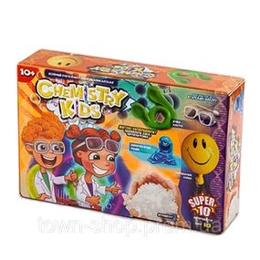 Безопасный образовательный набор для проведения опытов "CHEMISTRY KIDS" CHK-01-01-04U УКР CHK-01-03U