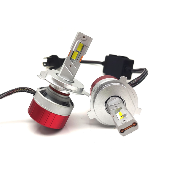 Яскрава світлодіодна LED-лампа H4, X20 10000 Лм, 150 Вт, правильна світло-телева межа, Canbus обманка | Зображення 2