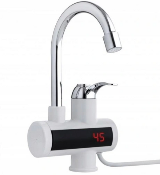 Водонагрівач WATER HEATER RX-002 • Проточний електричний водонагрівач з ЖК-дисплеєм для кухні ванної та гаража