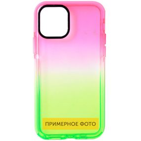 Чохол TPU+PC Sunny Gradient для Samsung Galaxy A14 4G/5G TPU+PC, Розовый / Салатовый