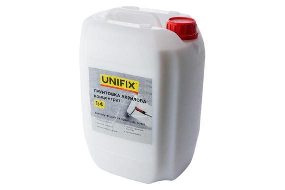 Грунтовка акриловая концентрат 1:4 глубокого проникновения 10кг UNIFIX | Зображення 2