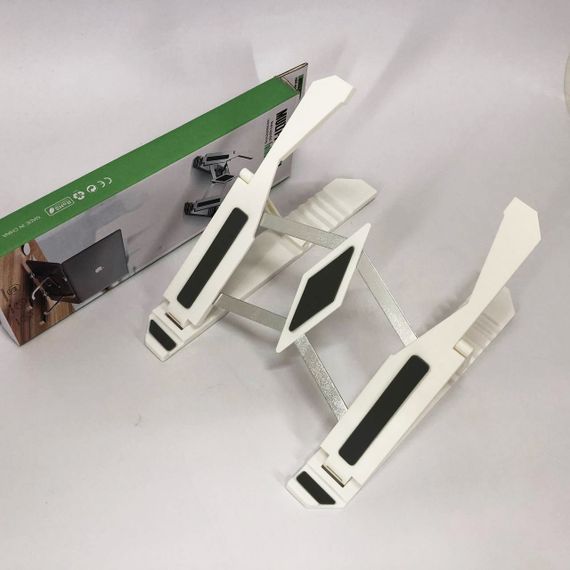 Підставка для ноутбука Multi-Position foldable bracket JC-25 8х22смСтильна підставка. Колір: білий | Зображення 6