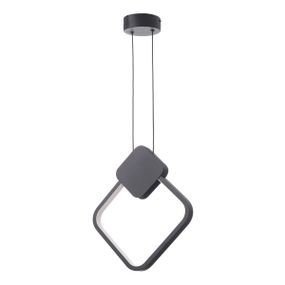 Люстра светодиодная подвесная 12W NW BK (BL-715S/1)