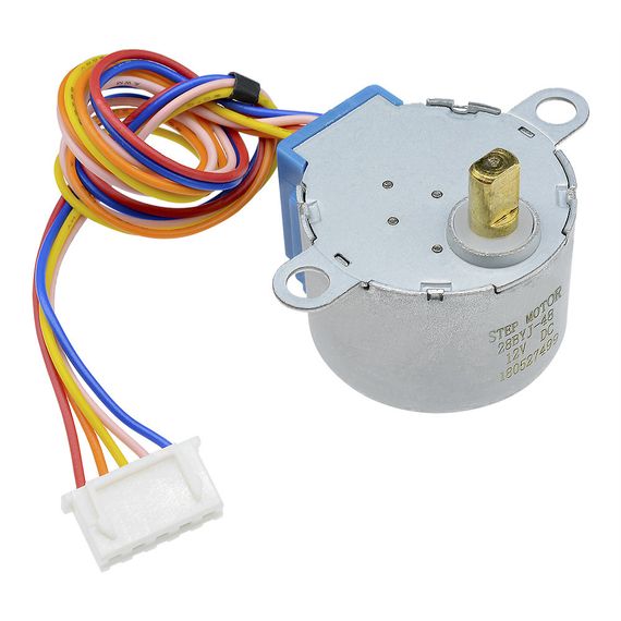 Кроковий двигун 28BYJ-48 4-фазний 12V | Зображення 1