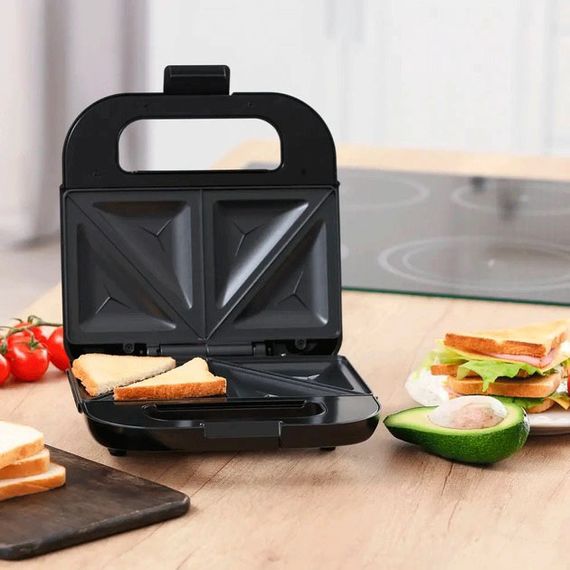 Бутербродниця сендвічниця MAGIO MG-375, електробутербродниця, бутербродниця електрична | Зображення 5