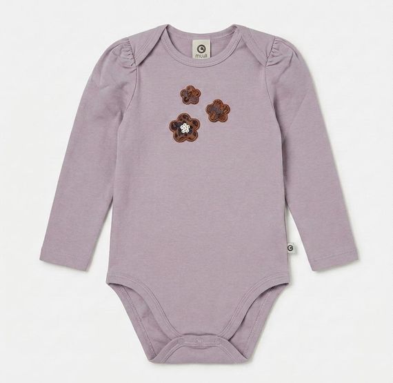 Дитяче боді для дівчинки Green Cotton 98 см Лавандовий (25111228)