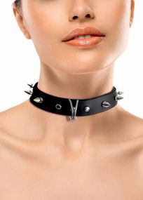 Ошейник с шипами Art of Sex Collar Spikes Черный One Size