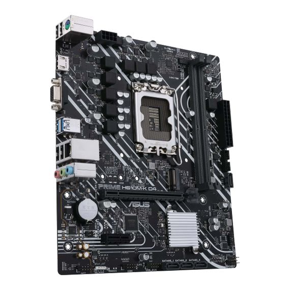 Материнcька плата ASUS PRIME H610M-K D4 s1700 H610 2xDDR4 M.2 HDMI D-Sub mATX 90MB1A10-M0EAY0 | Зображення 1