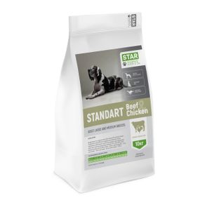 Сухой корм StarDeyl Standart 10 кг для собак крупных и средних пород (курица + телятина),сбалансированный корм