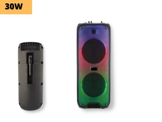 Портативная колонка бумбокс XPRO RX-8250 чемодан  30Вт, USB, SD, FM радио, Bluetooth, 1 микрофон, ДУ (MER-15666) | Зображення 1