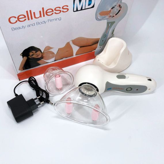 Массажер вакуумный антицеллюлитный Celluless MD NEW вакуумно-роликовый эффективный массажер Целлюлес AR-39 | Зображення 8