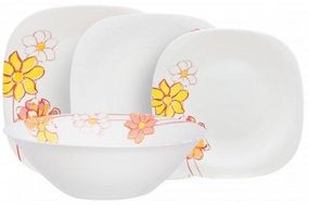 Столовий сервіз Luminarc Fresh Garden Yellow H8654 19 предметів