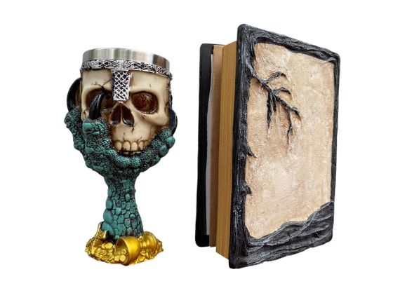 Подарунковий набір Келих 3D Лапа Дракона та Блокнот 3D «Тінь Ворона» | Зображення 1