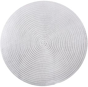 Набір 4 сервірувальних килимка Doily Silver Ø38см, плейсмат (подтарельники), золото